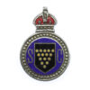 Cornwall Special Constabulary Enamelled Lapel Badge - King's Crown