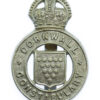 Cornwall Constabulary Cap Badge - King's Crown