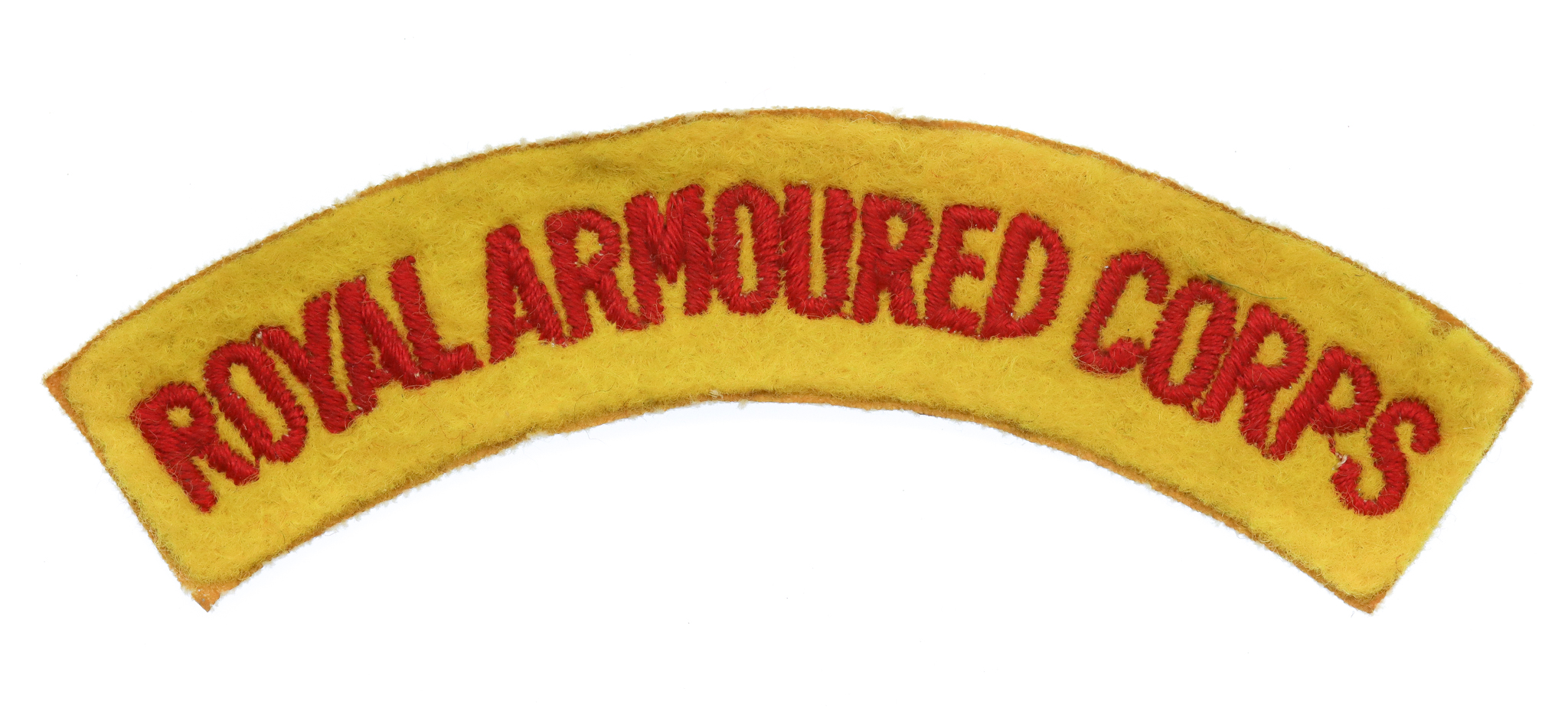 Royal Armoured Corps (ROYAL ARMOURED CORPS) Cloth Shoulder Title