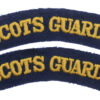 Pair of Scots Guards (SCOTS GUARDS) Cloth Shoulder Titles