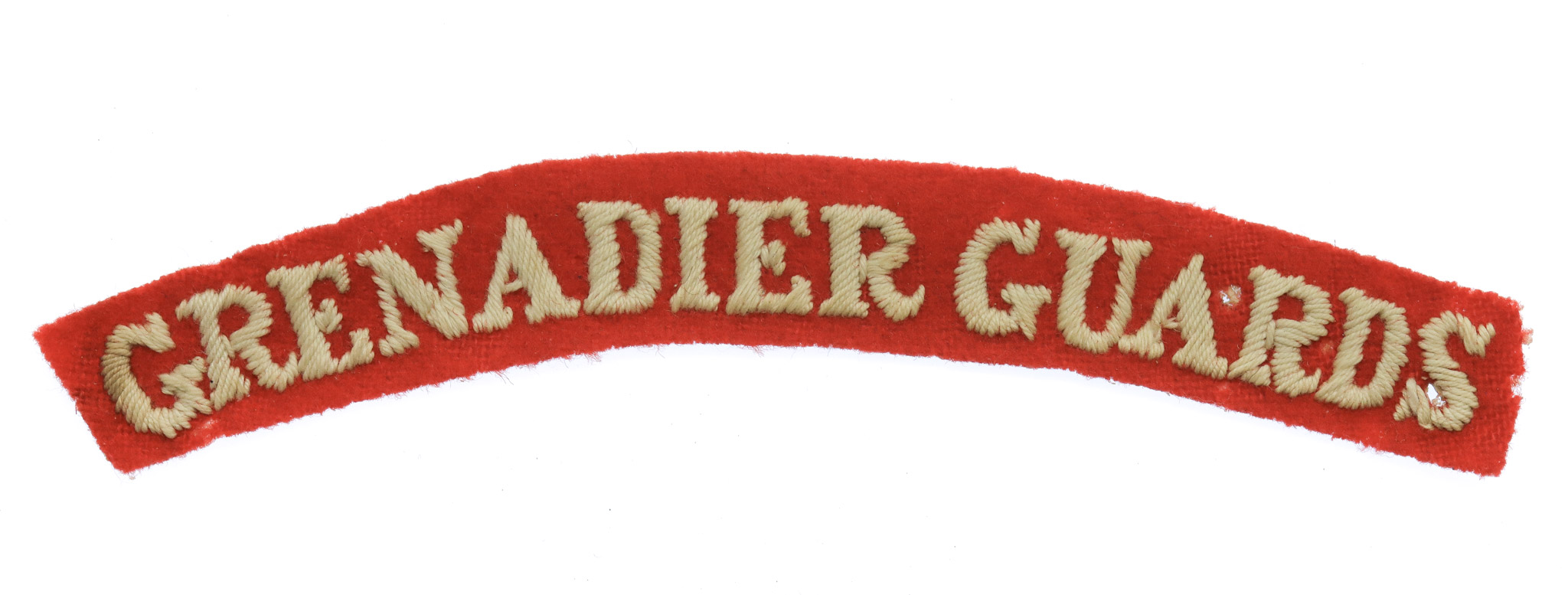 Grenadier Guards (GRENADIER GUARDS) Cloth Shoulder Title