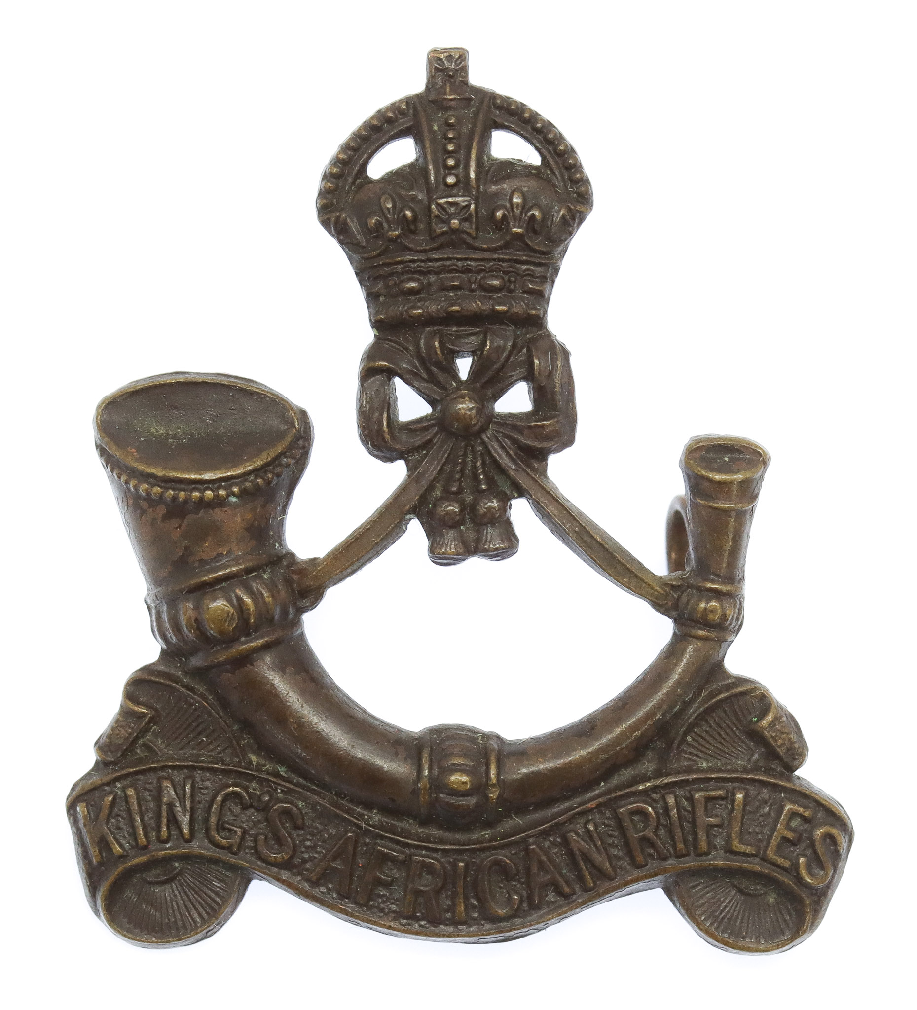 King's African Rifles Officer's Bronze Cap Badge