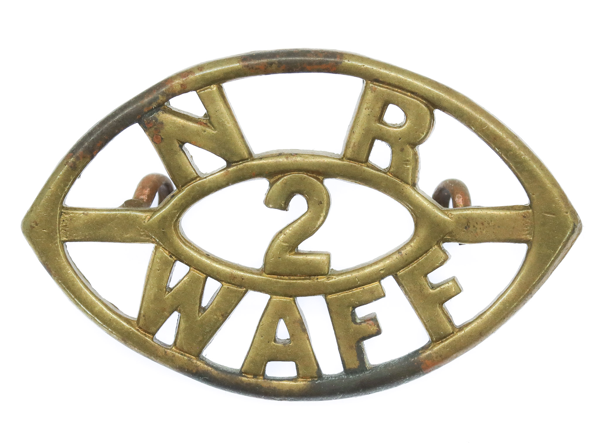 2nd Bn. Nigeria Regiment, West African Frontier Force (NR/2/WAFF) Shoulder Title