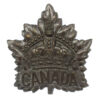 Canadian Canada WW1 General Service Cap Badge
