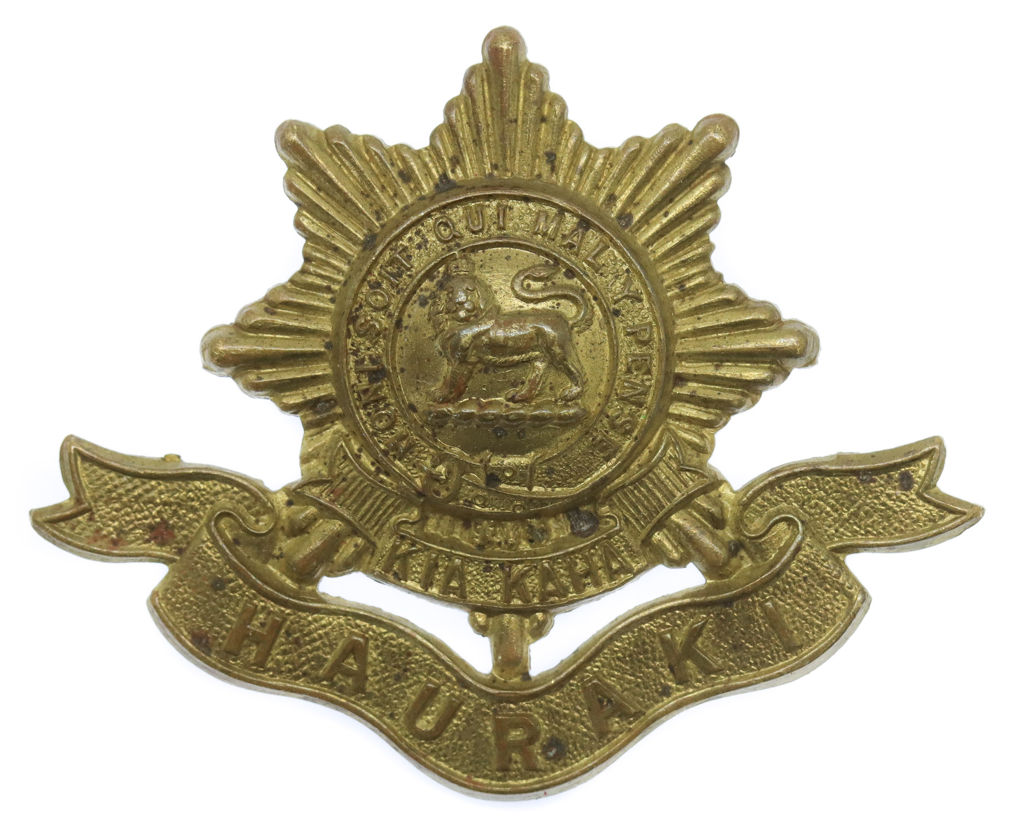 New Zealand 6th Hauraki Regiment Cap Badge