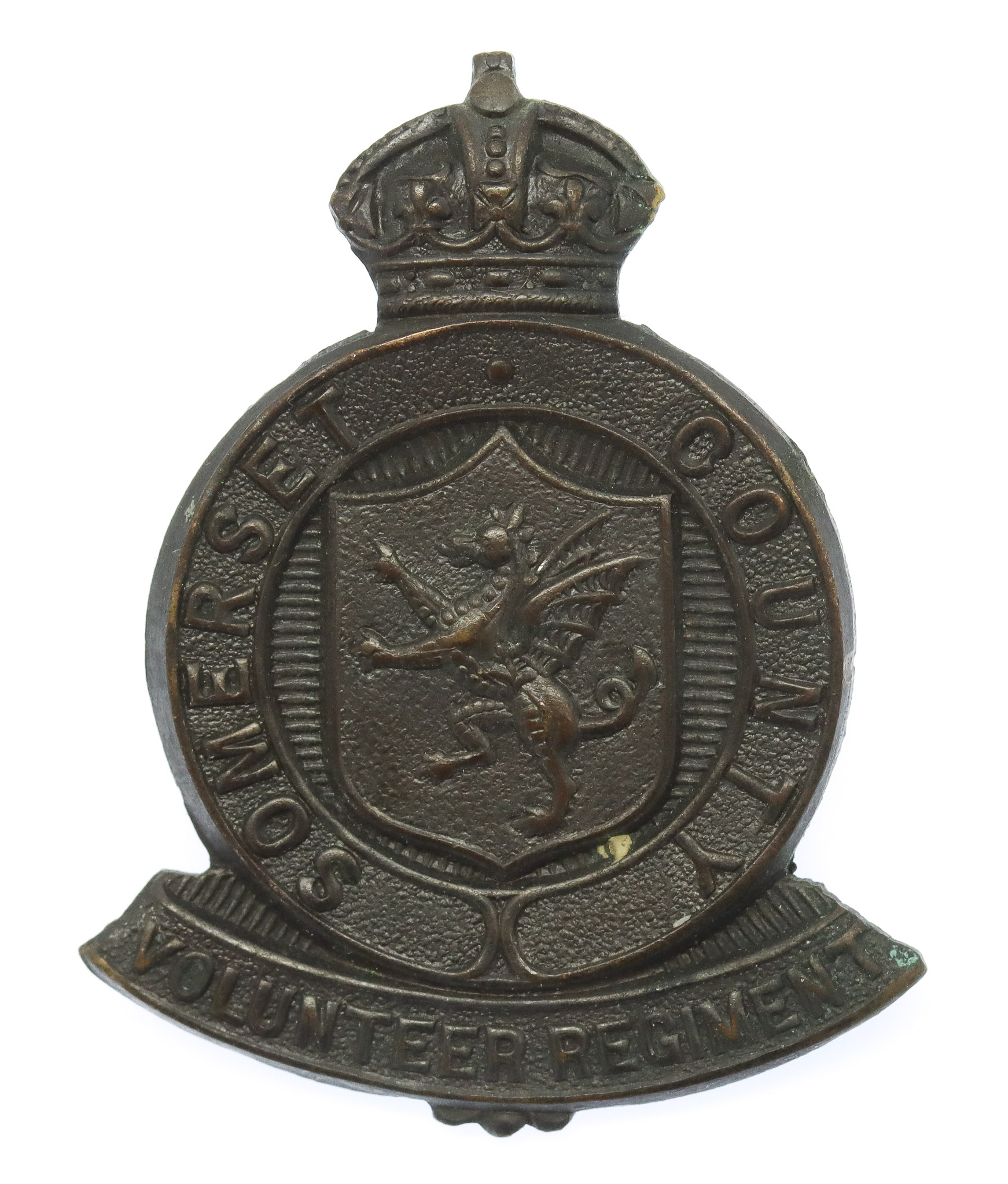 WW1 Somerset County Volunteer Regiment V.T.C. Cap Badge