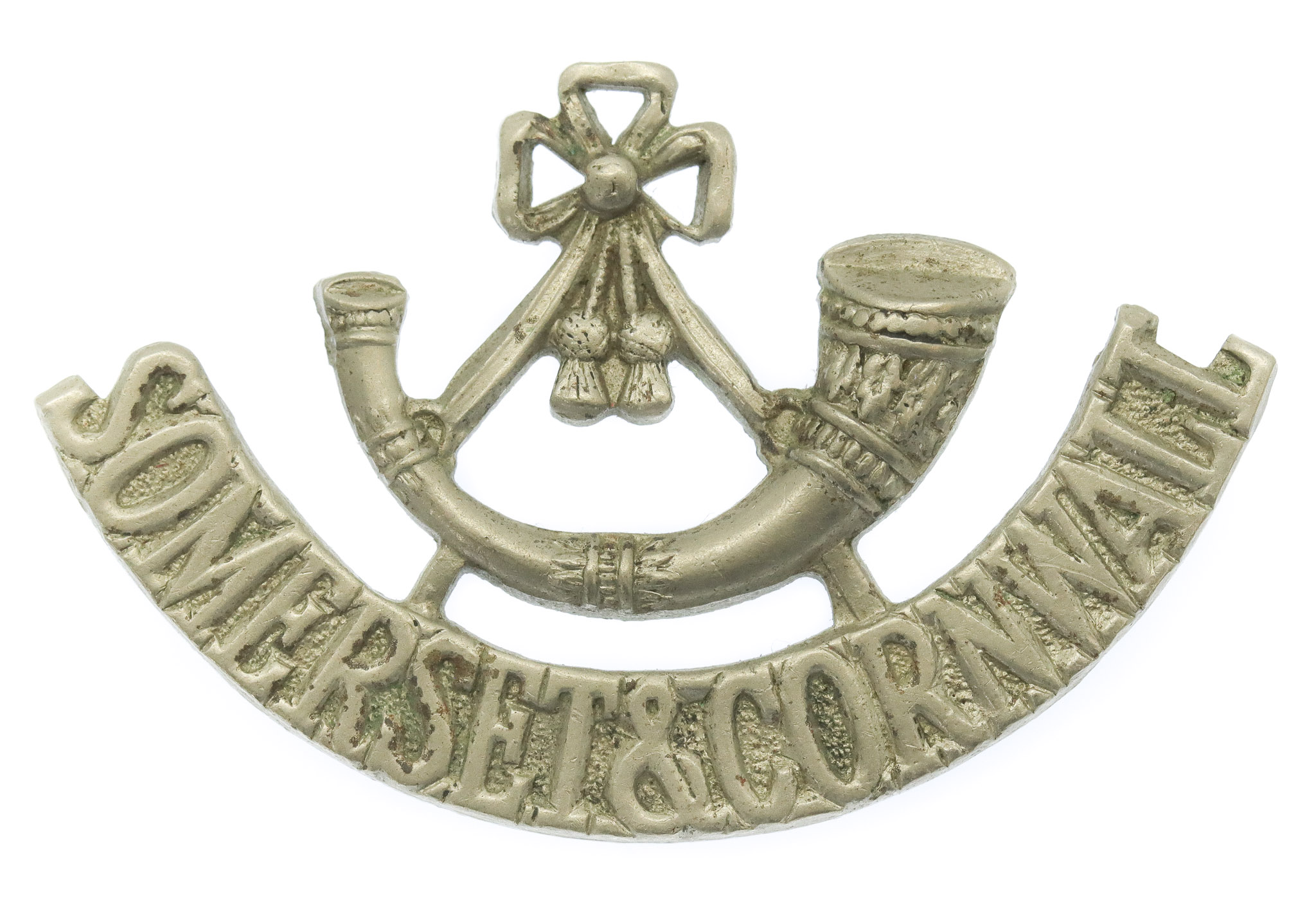 Somerset & Cornwall Light Infantry (Bugle/SOMERSET & CORNWALL) Shoulder Title