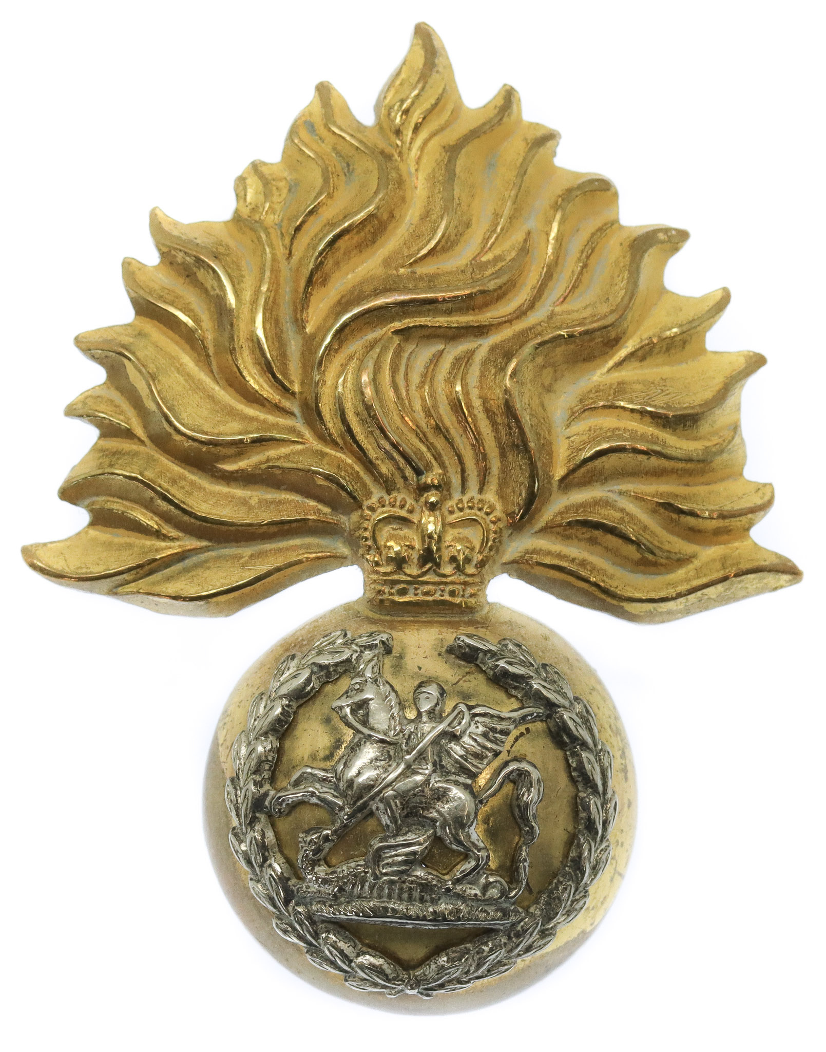 Royal Regiment of Fusiliers Officer's Cap Badge - Queen's Crown