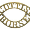 Scottish Horse Yeomanry (SCOTTISH/HORSE) Officer's Shoulder Title