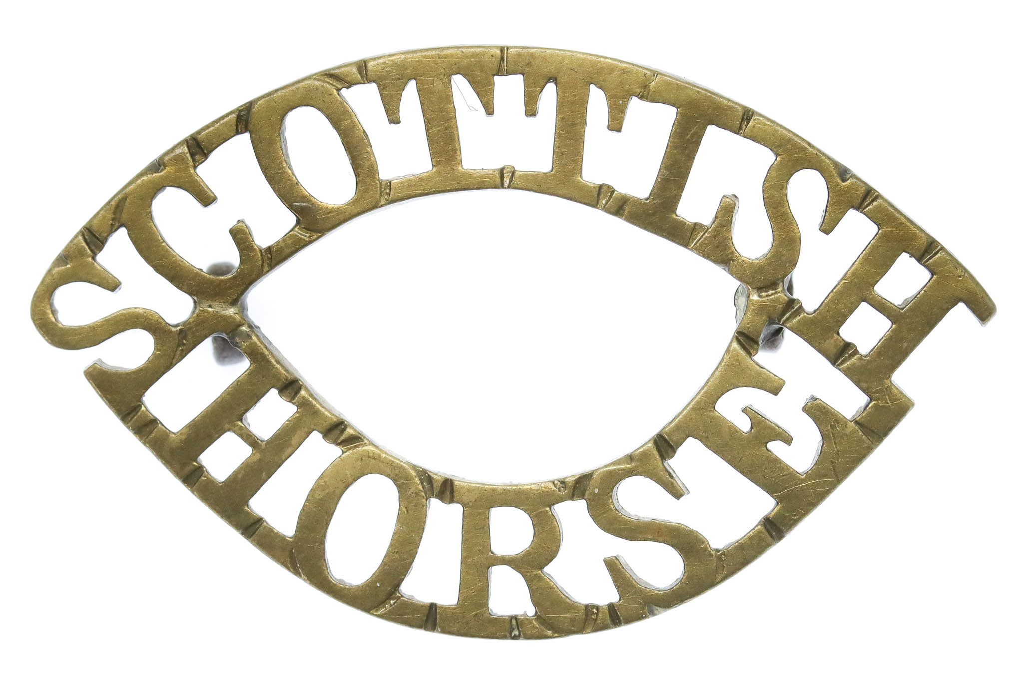 Scottish Horse Yeomanry (SCOTTISH/HORSE) Officer's Shoulder Title