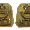 Pair of Highland Light Infantry (Bugle/HLI) Shoulder Titles
