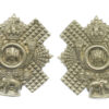 Pair of Highland Light Infantry (H.L.I.) Collar Badges - King's Crown