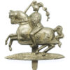 Fife & Forfar Yeomanry Chromed Cap Badge