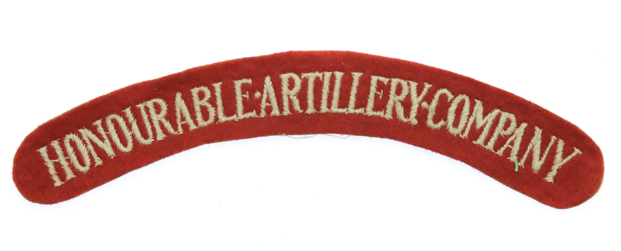 Honourable Artillery Company H.A.C. (HONOURABLE ARTILLERY COMPANY) Cloth Shoulder Title