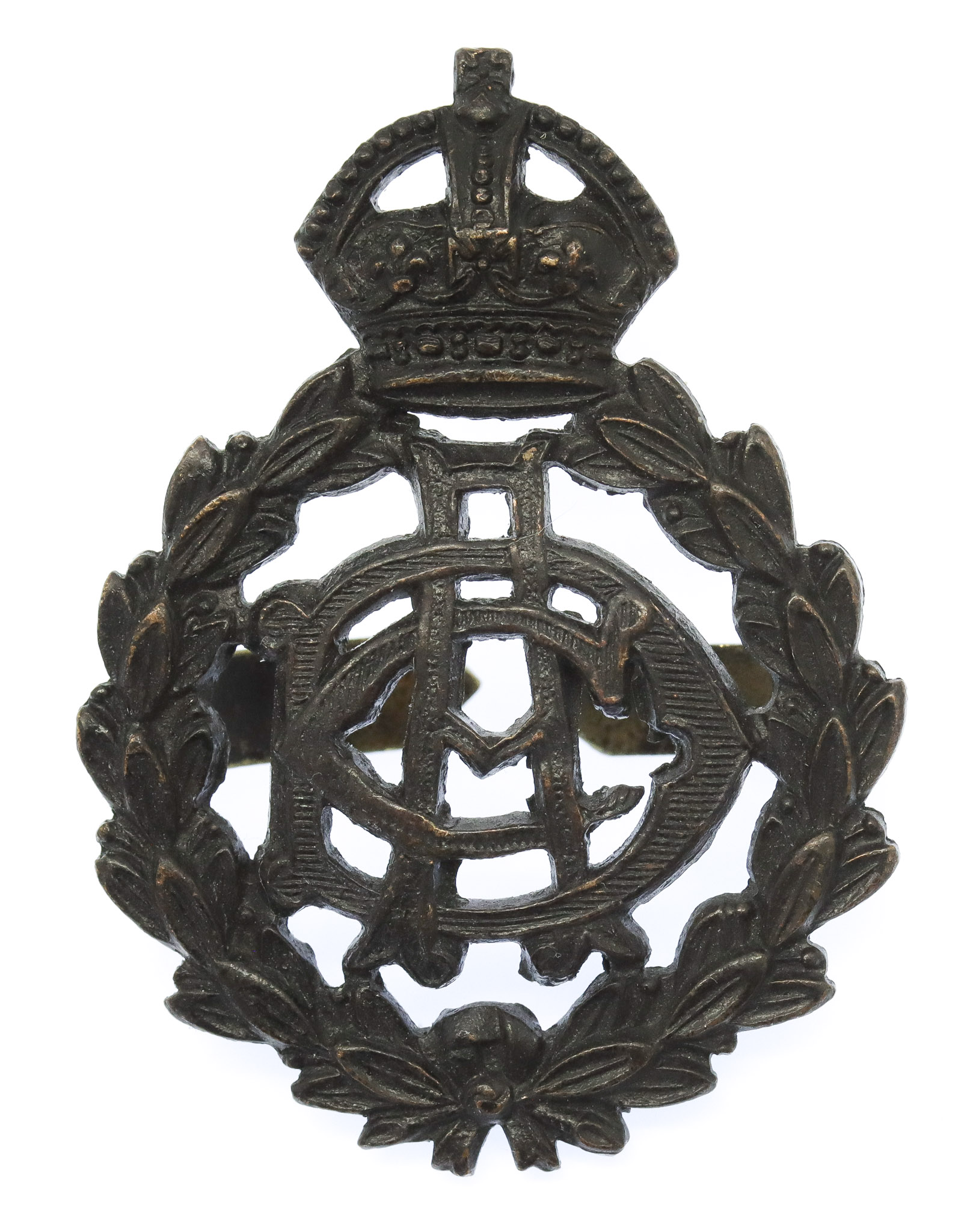Army Dental Corps (A.D.C.) Officer's Service Dress Cap Badge - King's Crown