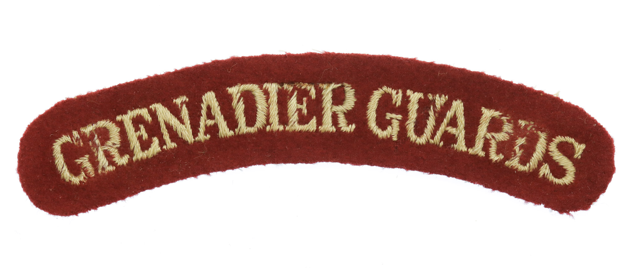 Grenadier Guards (GRENADIER GUARDS) Cloth Shoulder Title