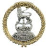 Mons Officer Cadet School Anodised (Staybrite) Cap Badge