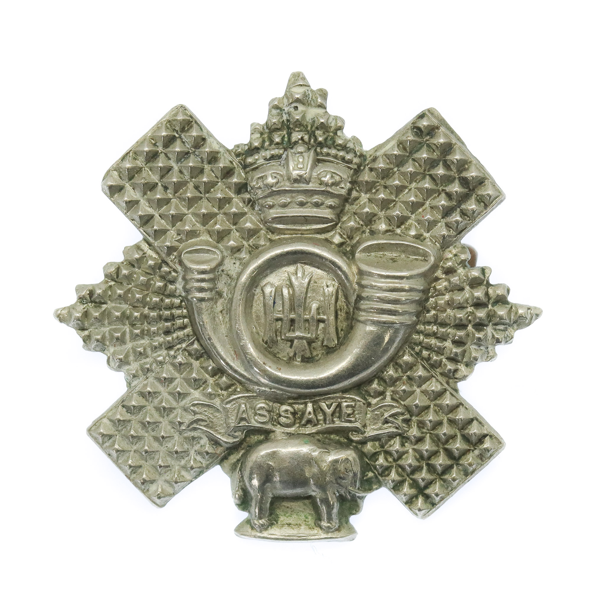 Victorian Highland Light Infantry (H.L.I.) Collar Badge