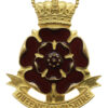 Queen's Lancashire Regiment Enamelled Cap Badge