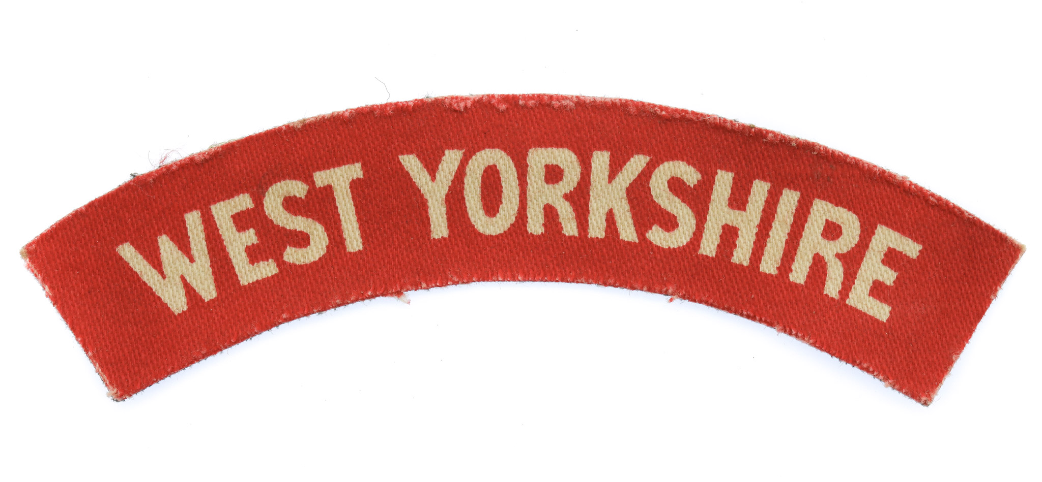 West Yorkshire Regiment (WEST YORKSHIRE) WW2 Printed Shoulder Title