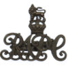 Scarce Royal Army Pay Corps (R.A.P.C.) Officer's Service Dress Cap Badge (c. 1920 - 29)