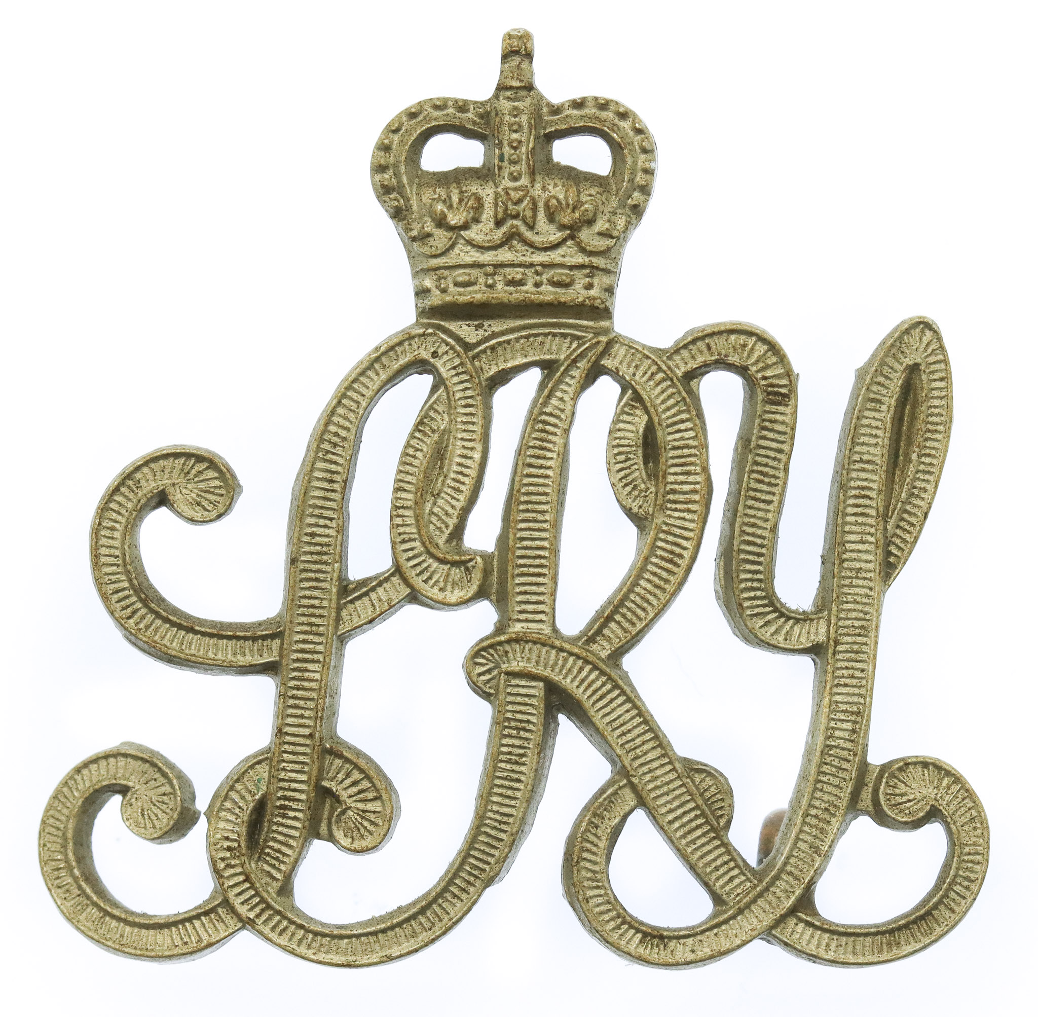 Sherwood Rangers Yeomanry N.C.O.'s Arm Badge - Queen's Crown
