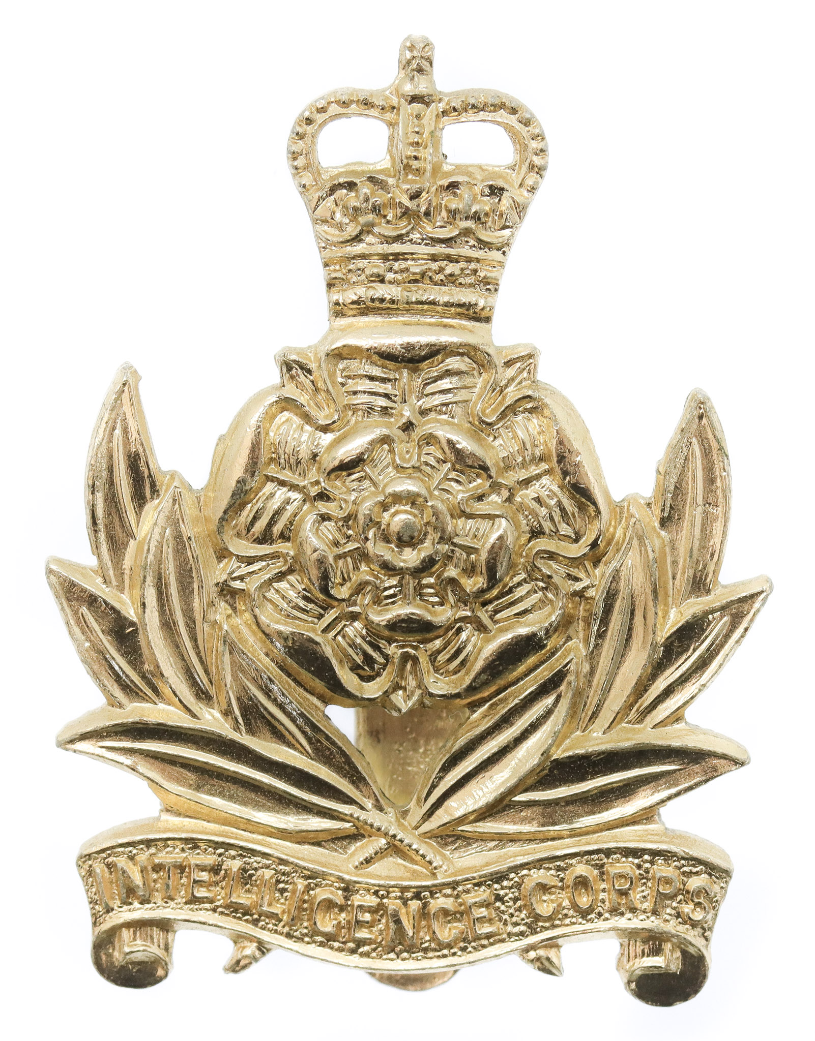 Intelligence Corps Anodised (Staybrite) Cap Badge