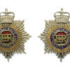 Pair of Royal Corps of Transport (R.C.T.) Officer's Collar Badges