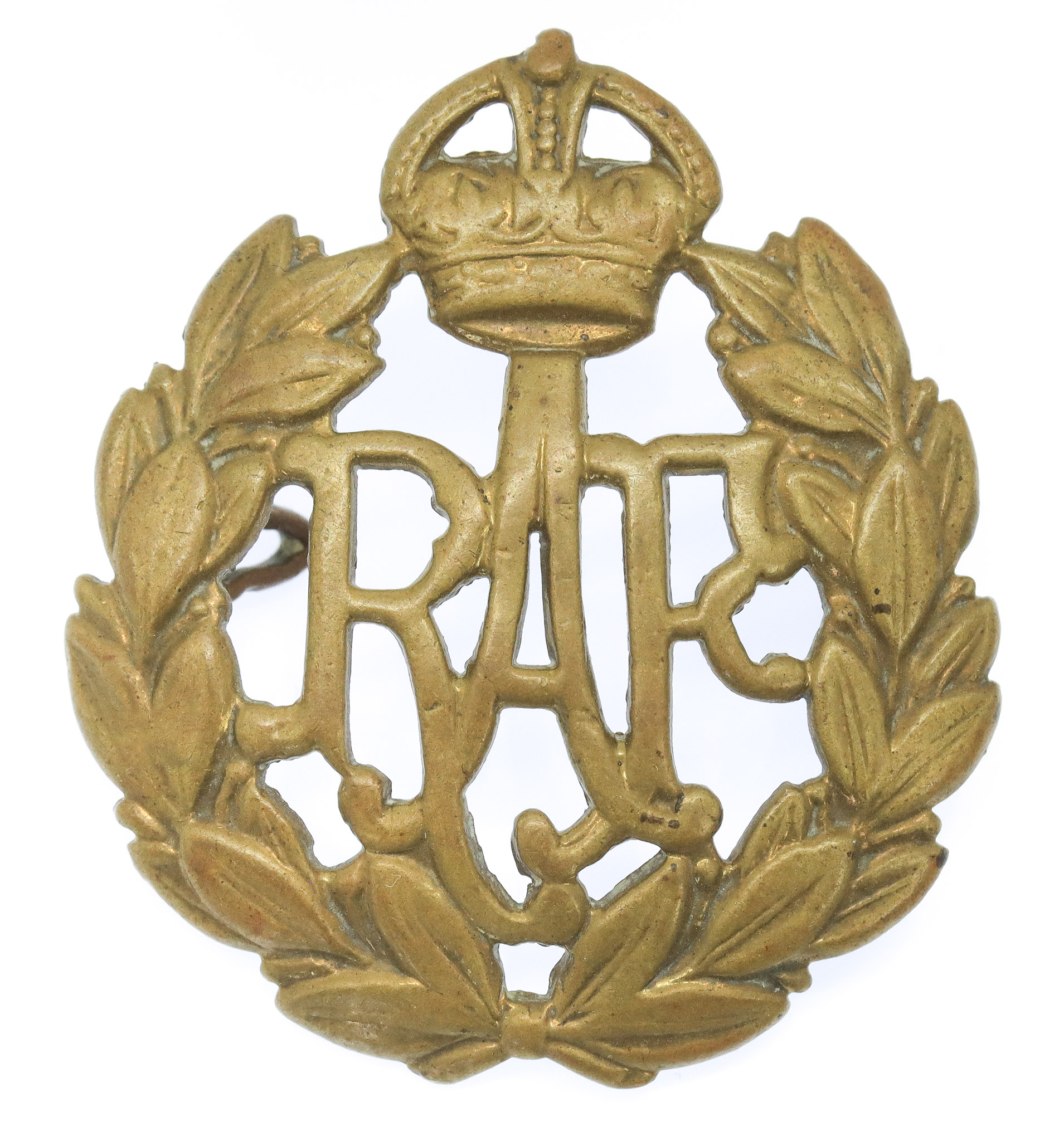 Royal Air Force (R.A.F.) Cap Badge - King's Crown