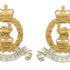 Pair of Adjutant General Corps Officer's Dress Collar Badges