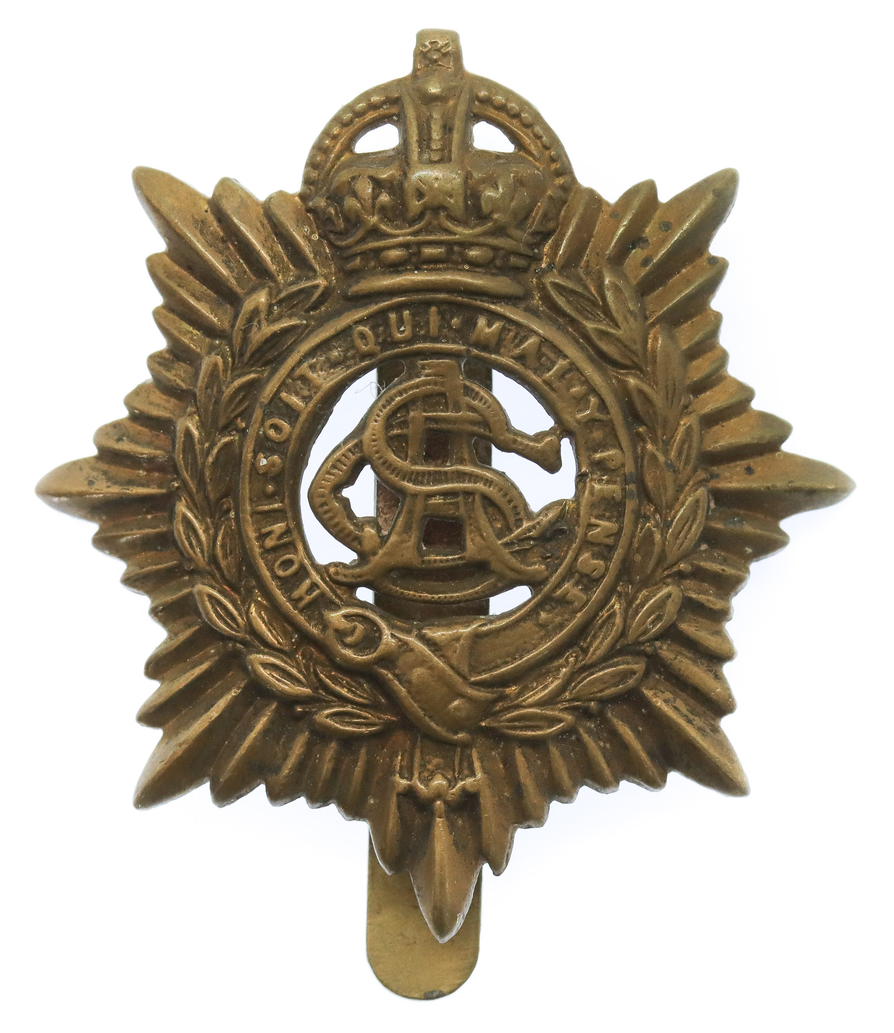 Army Service Corps (A.S.C.) Cap Badge - King's Crown