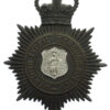 Merthyr Tydfil Borough Police Night Helmet Plate - Queen's Crown