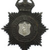 Merthyr Tydfil Borough Police Night Helmet Plate - King's Crown
