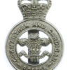 Carmarthen and Cardigan Police Cap Badge - Queen's Crown