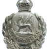 Glamorgan Constabulary Chrome Wreath Helmet Plate- King's Crown