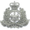 East Suffolk Police Chrome Cap Badge - Queen's Crown