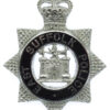 East Suffolk Police Senior Officer's Enamelled Cap Badge - Queen's Crown