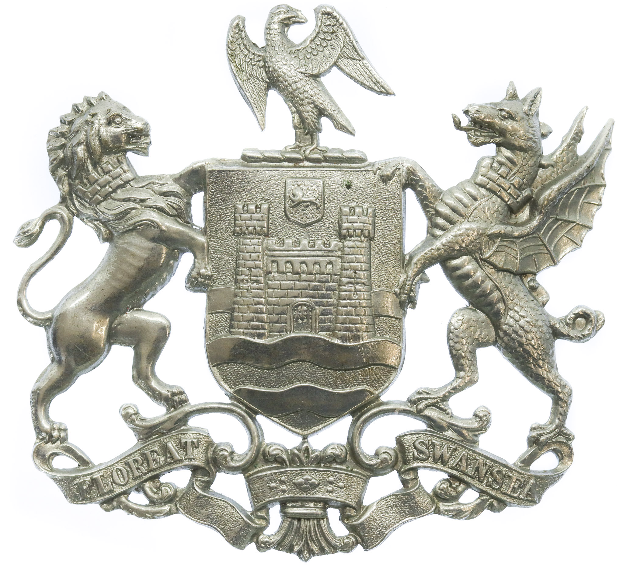 Swansea Borough Police Helmet Plate