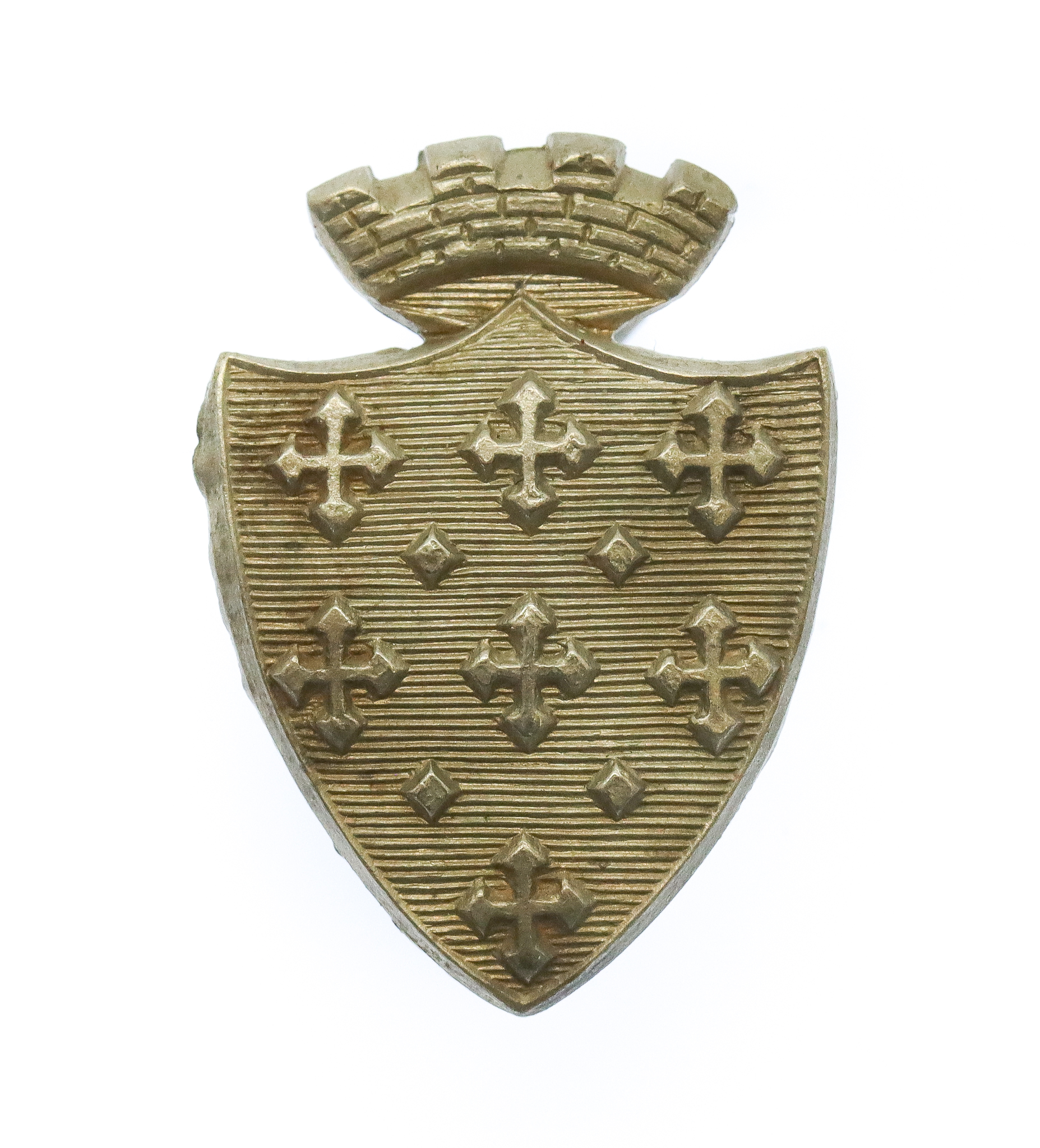 Stockport Borough Police White Metal Collar Badge
