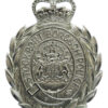 Stockport Borough Police Wreath Helmet Plate - Queen's Crown (Non Voided)