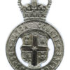 Luton County Borough Police Cap Badge - Queen's Crown