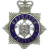 Brighton Borough Police Senior Officer's Enamelled Cap Badge - Queen's Crown