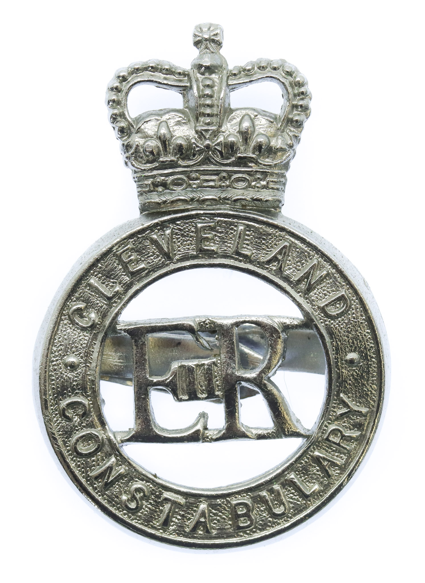 Cleveland Constabulary Cap Badge - Queen's Crown