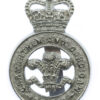 Carmarthen and Cardigan Police Cap Badge - Queen's Crown
