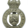 Cardiff City Police Cap Badge - King's Crown