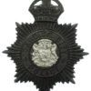 Cardiff City Police Night Helmet Plate - King's Crown