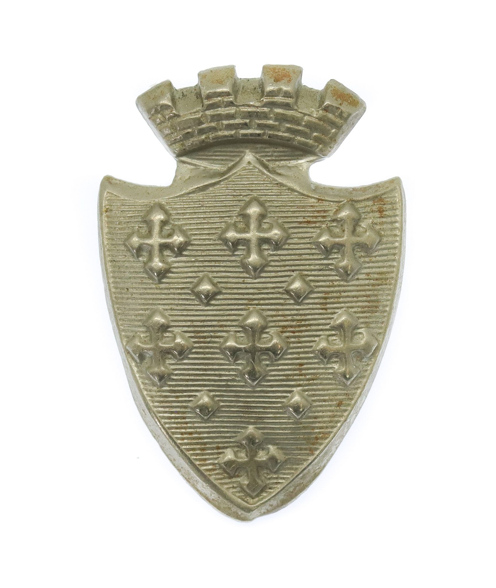 Stockport Borough Police White Metal Collar Badge