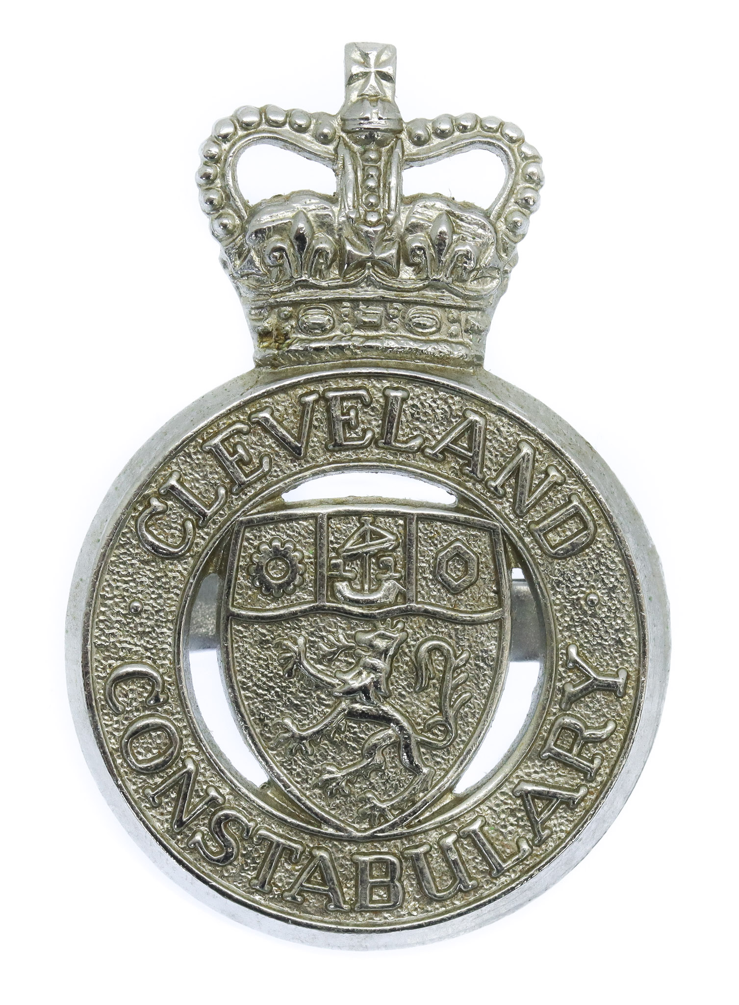 Cleveland Constabulary Cap Badge - Queen's Crown