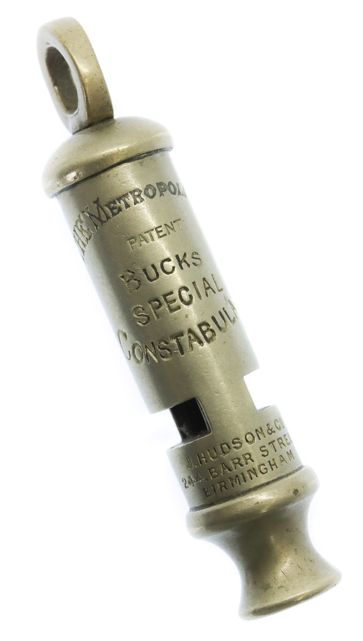 Bucks Special Constabulary 'The Metropolitan' Patent Police Whistle
