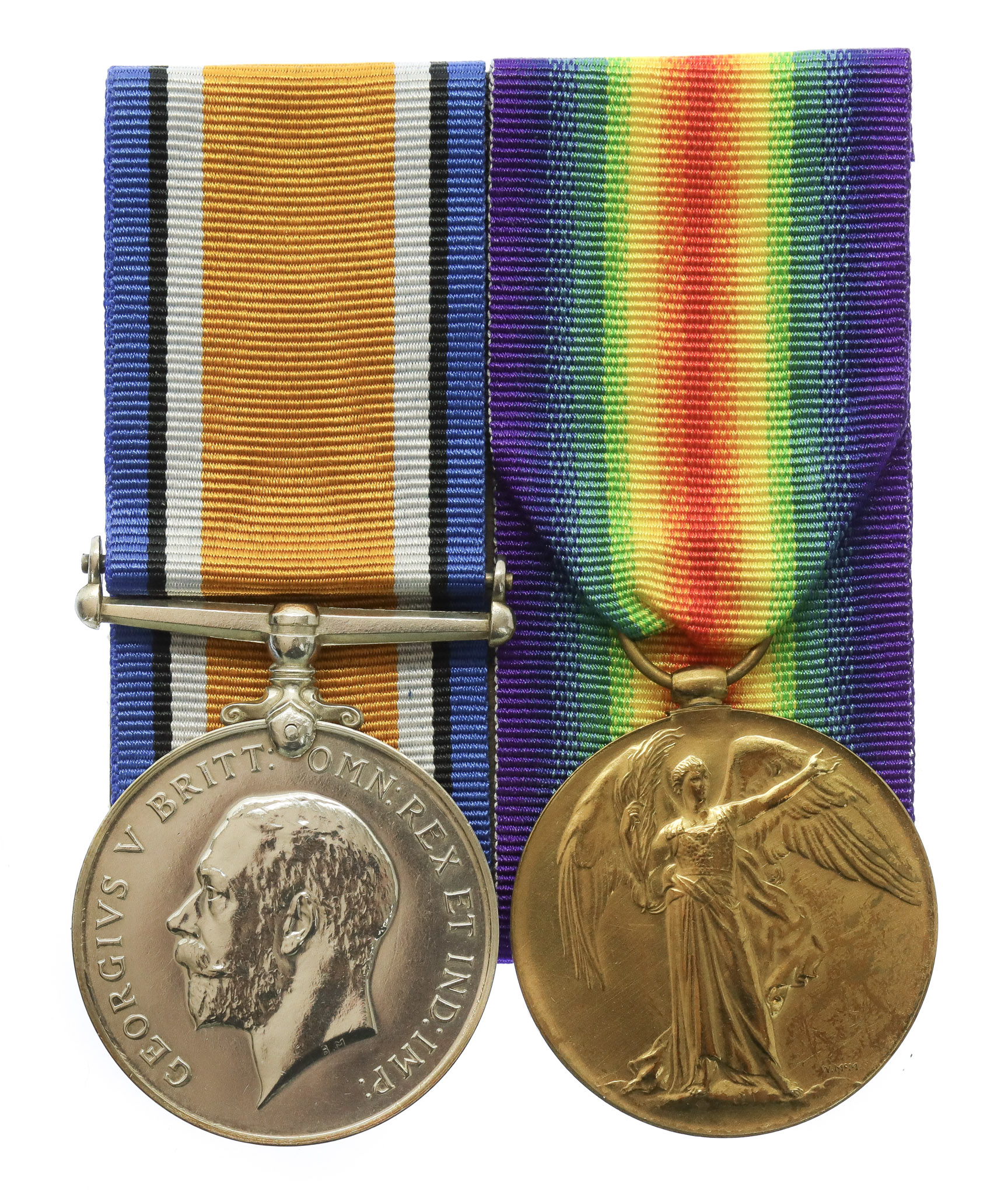 WW1 British War & Victory Medal Pair - Pte. H. Senior, King's Own Yorkshire Light Infantry